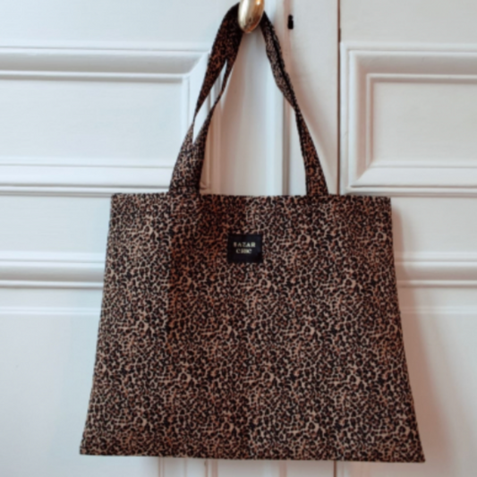 TOTE BAG LÉOPARD