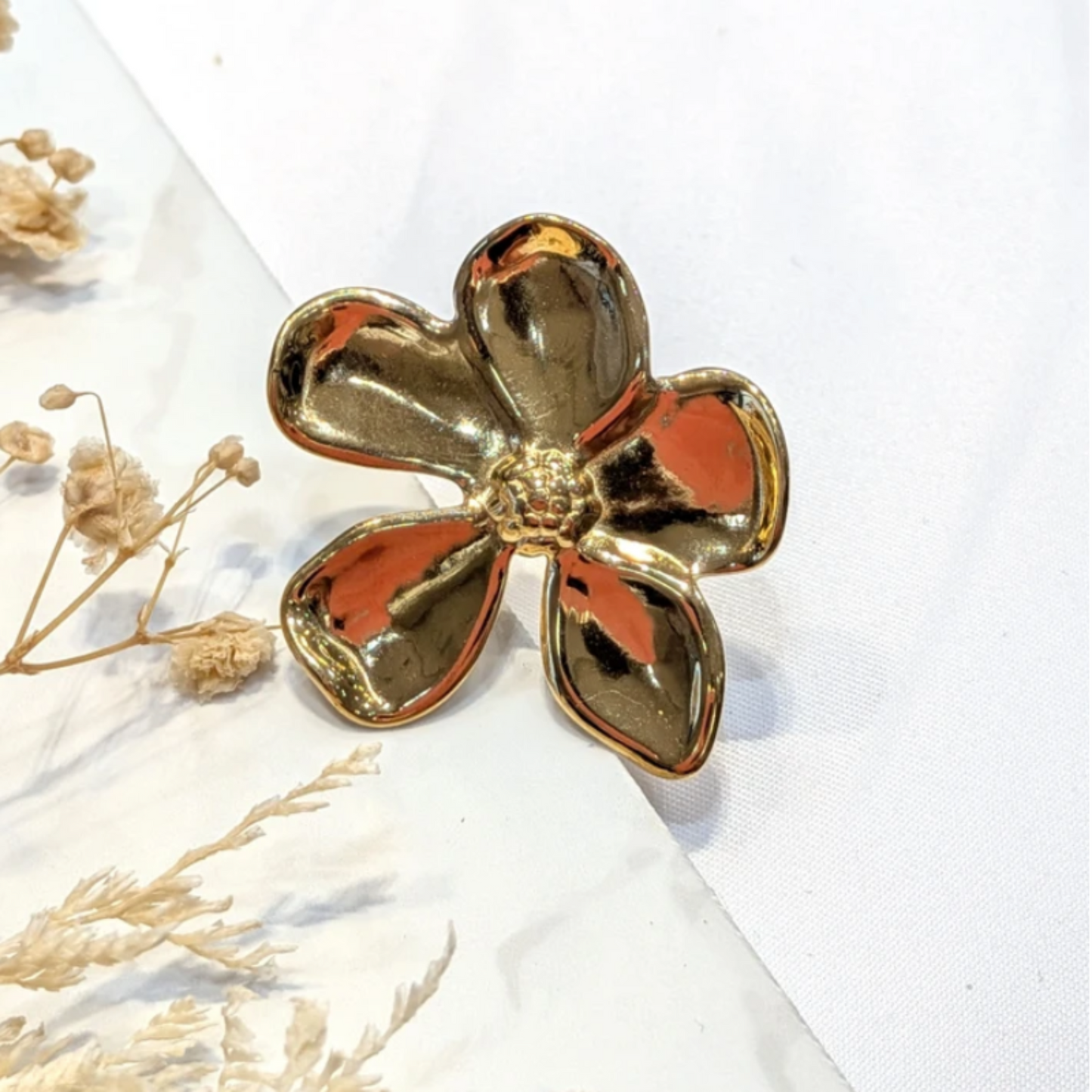 💖 Bague intemporel fleur Sevval