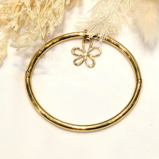 💫Bracelet Jonc Fleurs